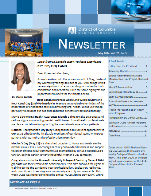 May Newsletter Cover